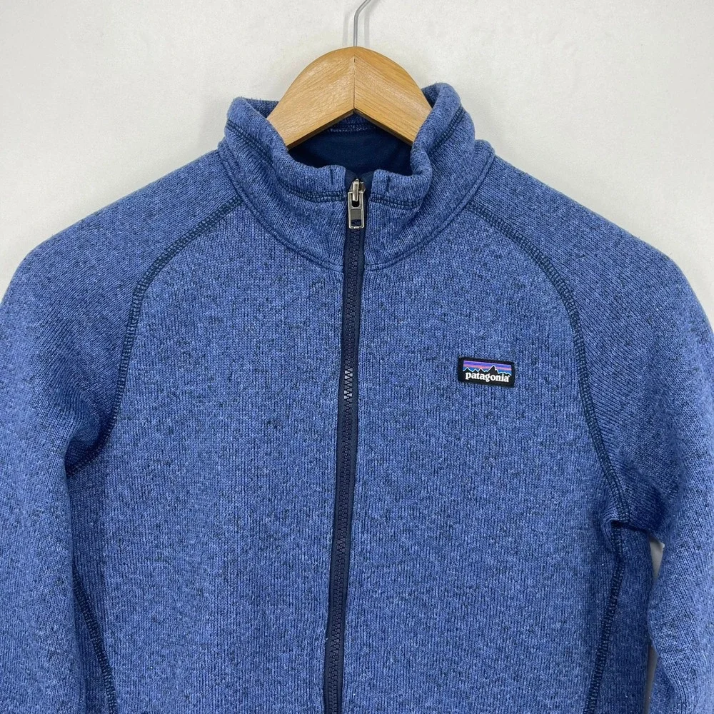 Patagonia Better Sweater Full Zip Fleece Jacket Kids XL 14 Blue 65461